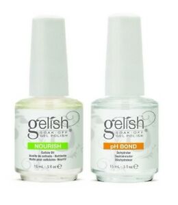 Gelish pH BOND Dehydrator + NOURISH Cuticle Oil .5oz/15ml [Pack]