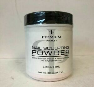 Premium Nails Sculpting Powder - Ultra Pink 32oz/907g (Made in USA)